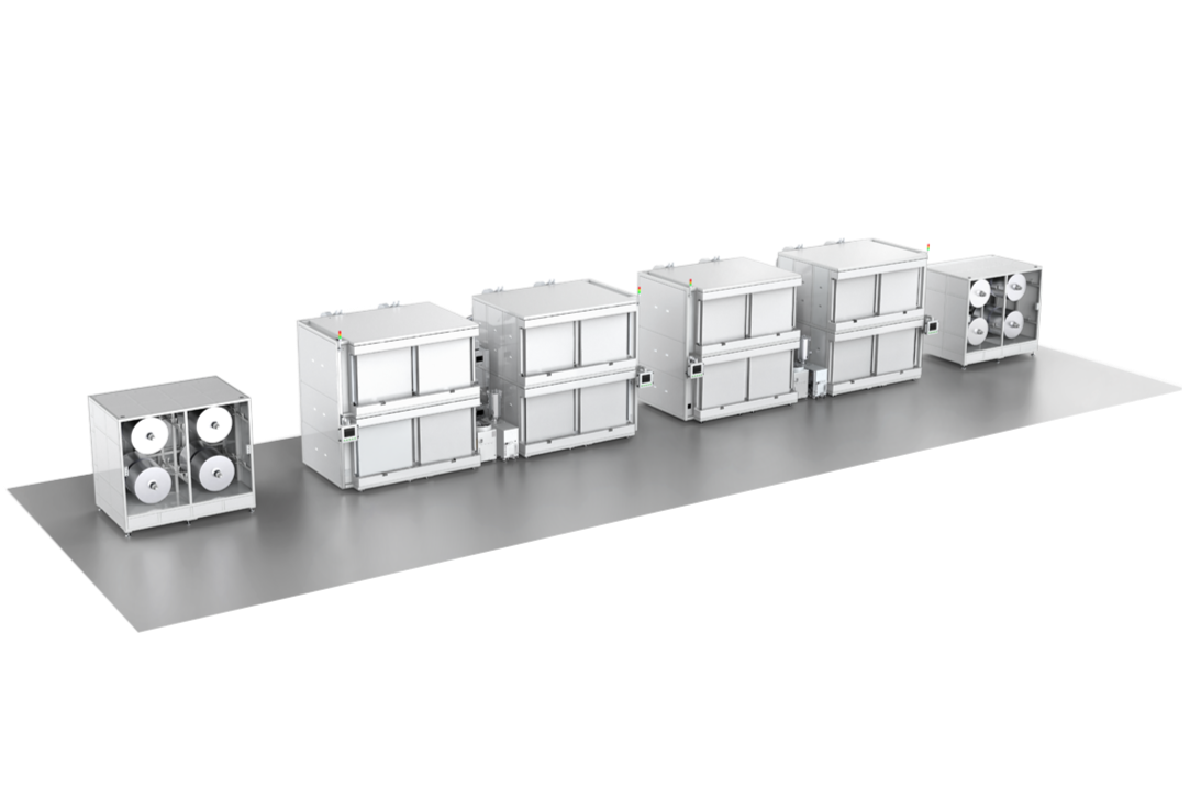 全自動極卷真空干燥線